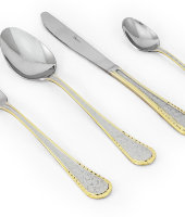 Набор столовых приборов "Flora gold", Giorinox             