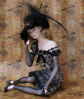 Фарфоровая кукла "Нина", Marigio