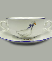 Набор чашек для супа, 6 шт, Мэри-Энн "Гуси", 0807, Leander