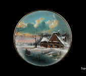 Декоративная тарелка "Итальянский пейзаж", 1223/2-1, Anton Weidl Gloria