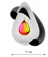 Скульптура для интерьера "Груша матовая", Remisglass