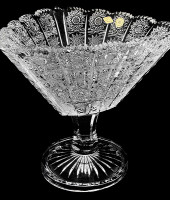 Салатник на ножке 24.5 см, хрусталь, Aurum Crystal s.r.o.