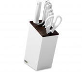 Набор кухонных ножей 6 предметов на подставке, White Classic, Wuesthof