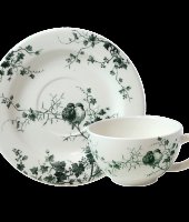 Чашка и блюдце для завтрака "Птицы", Gien