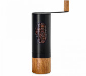 Кофемолка ручная, MRS. BEAN, размер 6 х 21,8 см, нержавеющая сталь черного цвета, дерево акации