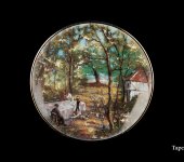 Декоративная тарелка "Итальянский пейзаж", 1223/2-2, Anton Weidl Gloria