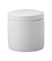 Банка для сыпучих продуктов (белая) Эпикур, малая, в подарочной упаковке