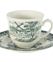 Чашка с блюдцем Мельница