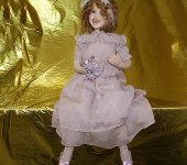 Фарфоровая кукла "Шарлотта", Marigio