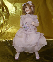 Фарфоровая кукла "Шарлотта", Marigio