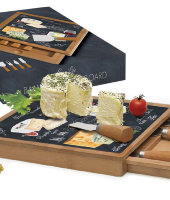 Набор для сыра: разделочная доска + 4 ножа Мир сыров