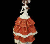 Скульптура "Дама со скрипкой", Zampiva