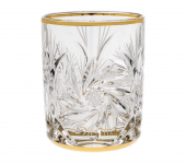 Набор стаканов для виски "Pinwheel Gold", 6 шт, хрусталь, Bohemia Jihlava