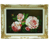 Картина "Розы", 90х120 см, Bertozzi Cornici