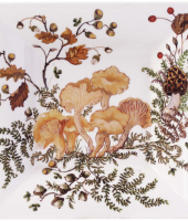 Блюдо конфетти квадратное ХL "Грибы", Gien  