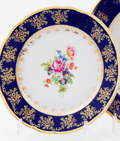 Набор десертных тарелок 19 см Мэри-Энн "Кобальт", 0086, Leander