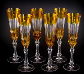 Бокалы для шампанского "Токката", набор 6 шт, Cristallerie DE Montbronn