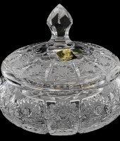 Доза с крышкой 12.8 см, хрусталь, Aurum Crystal s.r.o.