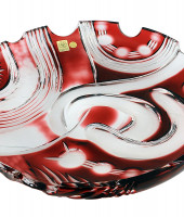 Блюдо хрусталь рубин 30 см, Aurum Crystal s.r.o.