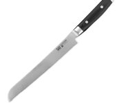 Нож для хлеба 23 см, (69 слоев) дамасская сталь, Yaxell