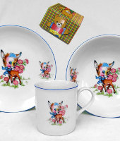 Детский набор 3 предмета "Оленёнок", Leander