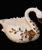 Ваза для фруктов "Лебедь",Swarovski, Bruno Costenaro