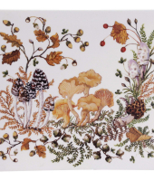 Блюдо квадратное "Грибы", Gien   