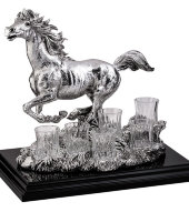 Набор для водки "Бегущая лошадь", Chinelli