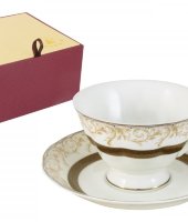 Чашка с блюдцем Лейла