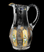 Кувшин, хрусталь с лепкой, Aurum Crystal