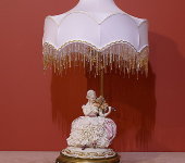 Лампа "Дама со скрипкой", Porcellane Principe 