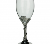 Бокал для вина "Виноградная ветвь", олово/стекло, 15537, Artina