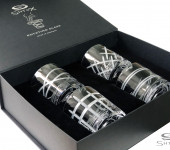 Вращающиеся бокалы для виски в подарочной коробке, 4 шт (на выбор), Shtox