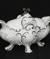 Ваза "Ветка с ягодами", Ceramiche Ferraro