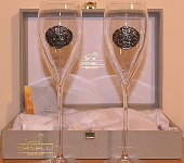 Набор для шампанского "Обручальные кольца" (2 шт.), Chinelli