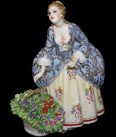 Статуэтка "Цветочница", Elite & Fabris