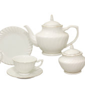 Чайный сервиз 21/6 "Волна Голд", Emerald                      