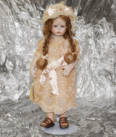 Фарфоровая кукла Симонетта", Marigio