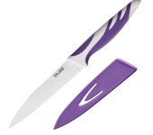 Нож кухонный 12,5 см, цвет фиолетовый, блистер