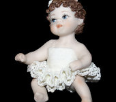 Фарфоровая кукла "Маленькая танцовщица", Sibania