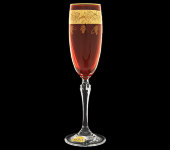 Бокал для шампанского "Люция - Рубин с виноградом", набор 6 шт, Rona