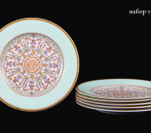 Набор тарелок 21,5 см, 6 шт «Мюзе», Hankook