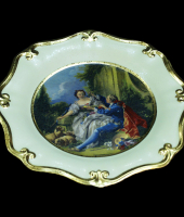 Декоративное блюдо"Живопись Буше - "Свидание", Bruno Costenaro