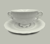 Чашка для супа Соната "Белый фарфор", 0000, Leander