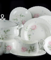 Столовый сервиз "Апрельская роза" на 6 персон, 27 предметов, Narumi
