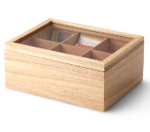 Ящик для хранения чайных пакетиков Continenta, цвет натуральный