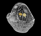 Корзинка-конфетница 10 см, хрусталь, Aurum Crystal