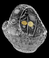 Корзинка-конфетница 10 см, хрусталь, Aurum Crystal