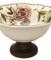 Ваза для фруктов на ножке "Сады Флоренции", LCS    