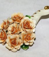 Рог изобилия с розами, Artigiano Capodimonte